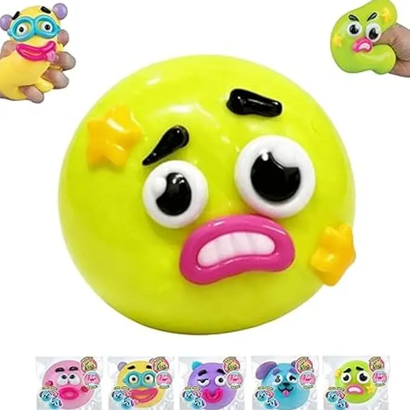 Smushers Squishy Cutie Toy - Multi-Sensory Stress Relief Dog Face Swap, Soft and Moldable Anxiety Relief, Safe Maltose Material, Portable Party Favors