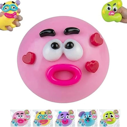 Smushers Squishy Cutie Toy - Multi-Sensory Stress Relief Dog Face Swap, Soft and Moldable Anxiety Relief, Safe Maltose Material, Portable Party Favors