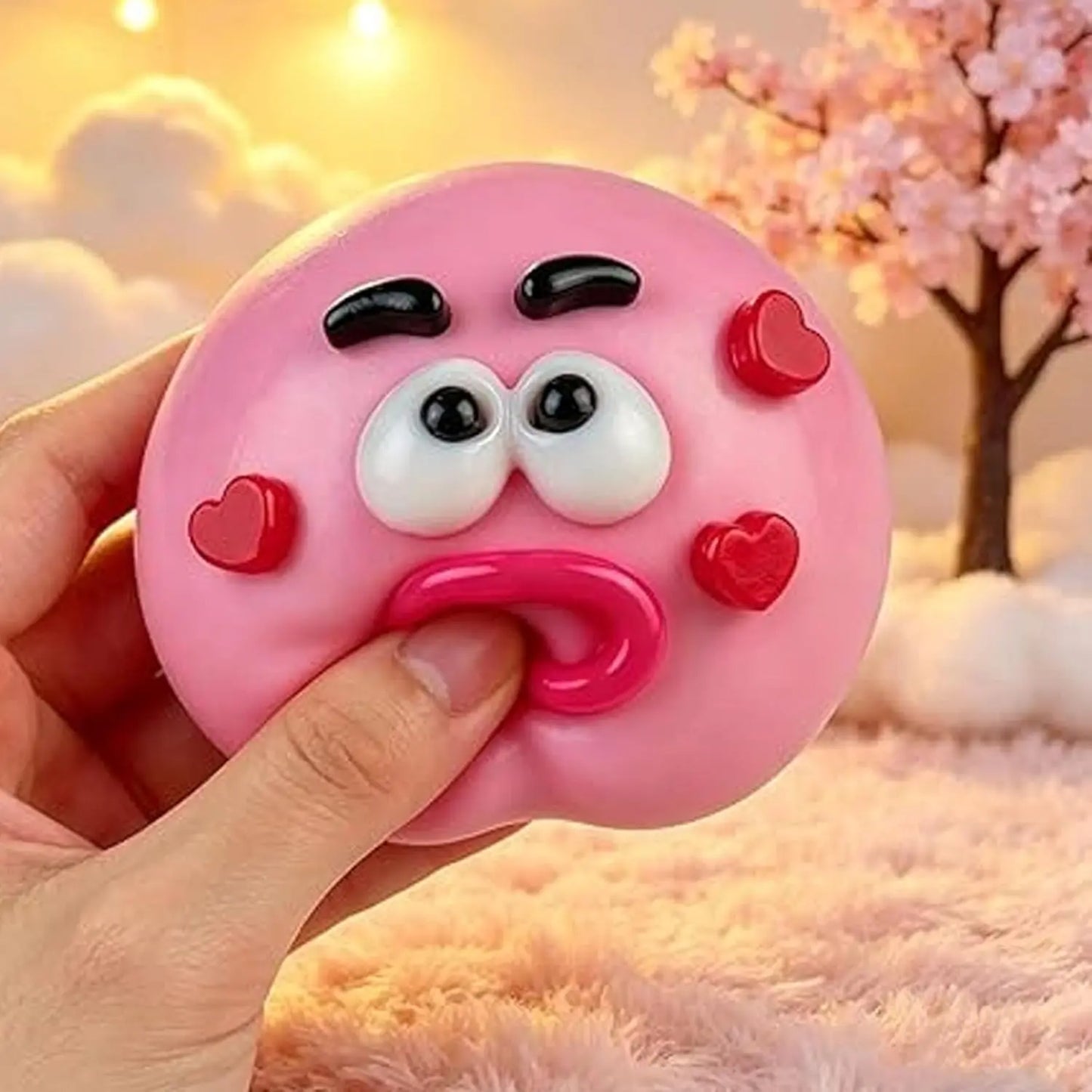 Smushers Squishy Cutie Toy - Multi-Sensory Stress Relief Dog Face Swap, Soft and Moldable Anxiety Relief, Safe Maltose Material, Portable Party Favors