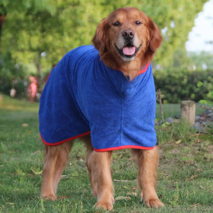 Pet Bath Robe, Quick Drying Pet Grooming Cloak with Hook & Loop Fastener, Soft & Comfortable Pet Bath Towel, Dog & Cat Grooming Supplies, Valentine'S Day Gift